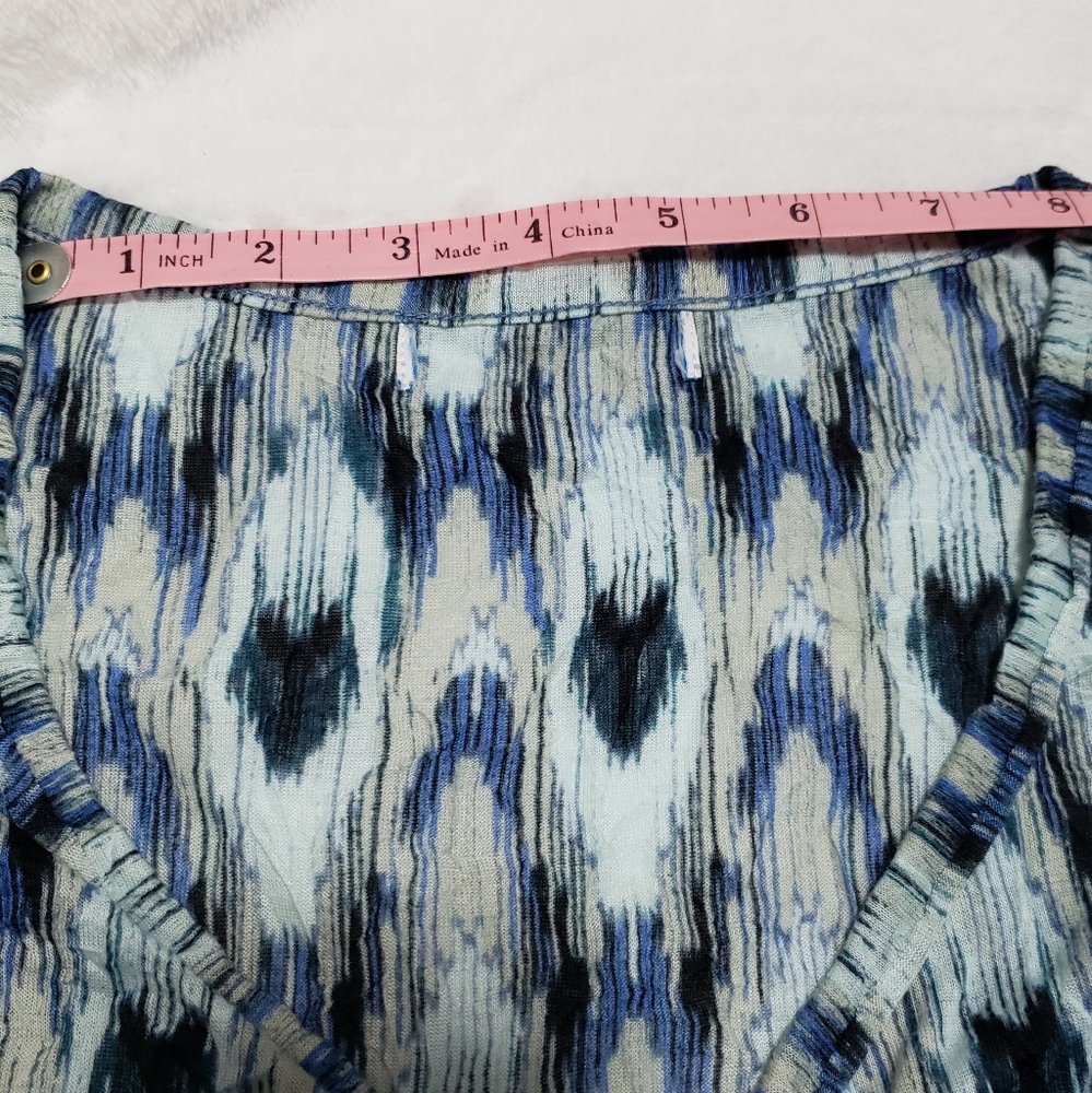 Blue Patterned Top - Picture 5 of 9